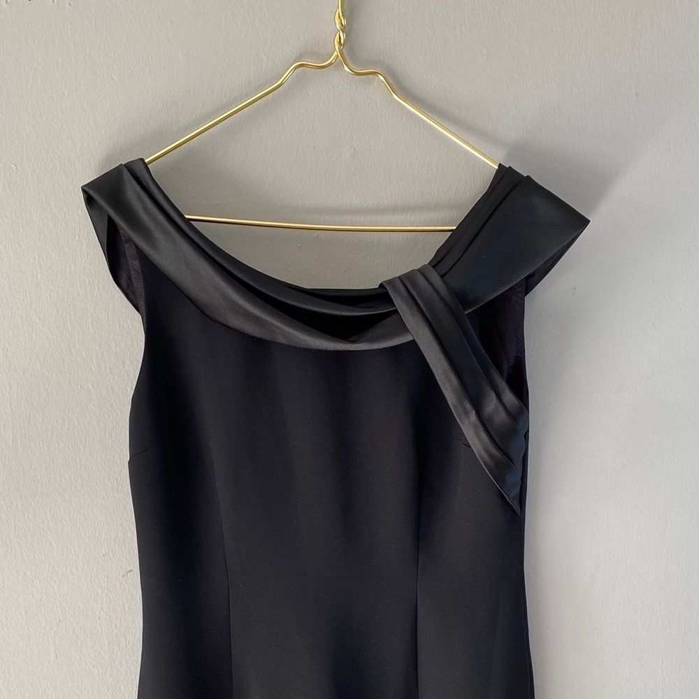Donna Morgan Black Midi Dress - Picture 2 of 10